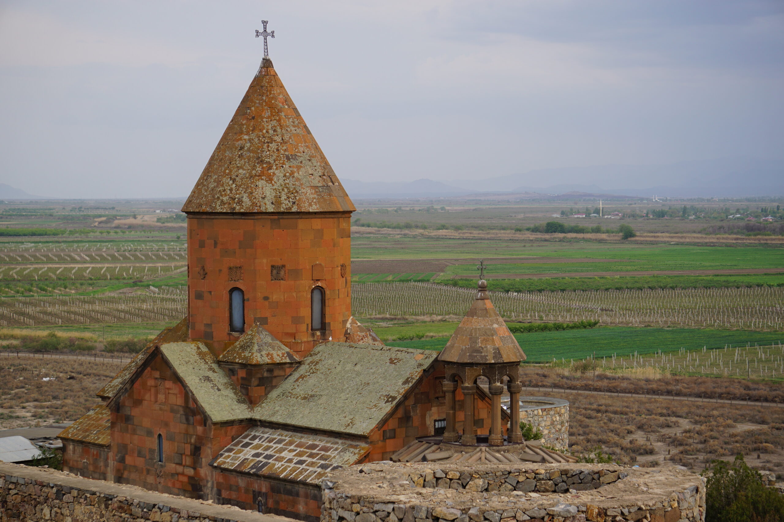 Il monasteri di Khor Virap e il confine tra Armenia e Turchia