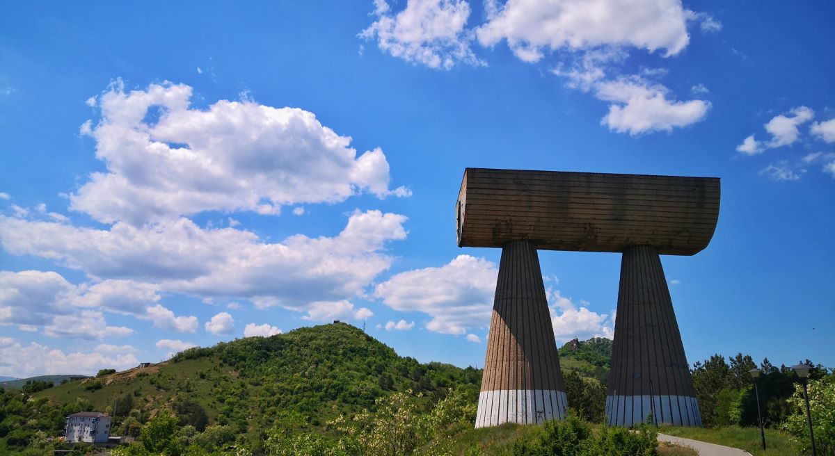 Monumento ai minatori di Kosovska Mitrovica