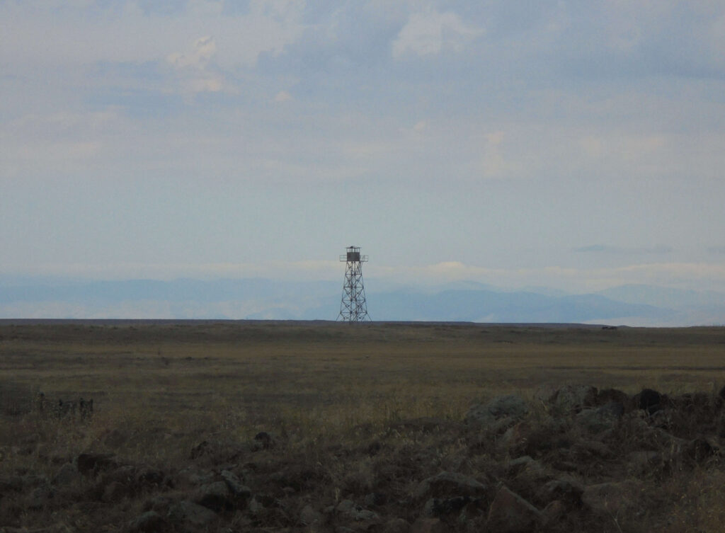 Una torre di osservazione nei pressi di Ani