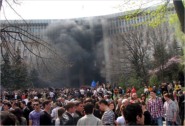 Cinema moldavo - Proteste nella capitale