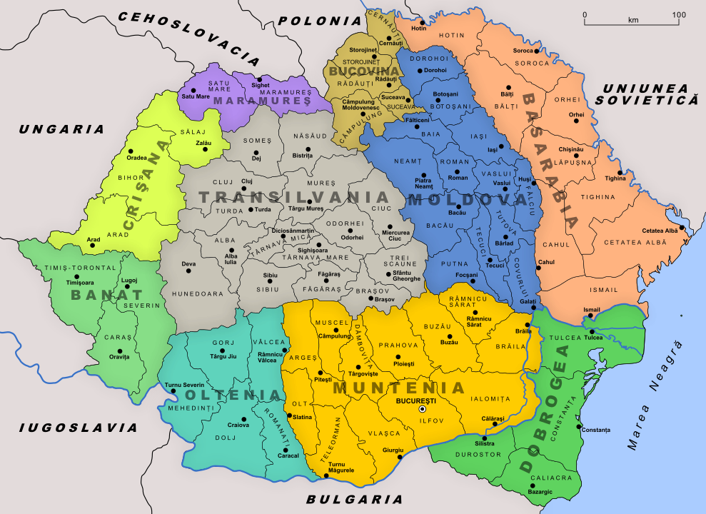 La Grande Romania del 1918-1940