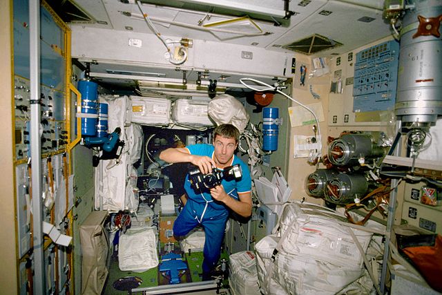 Krikalev a bordo dell'ISS