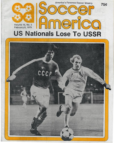 Mikhail An su Soccer America Magazine