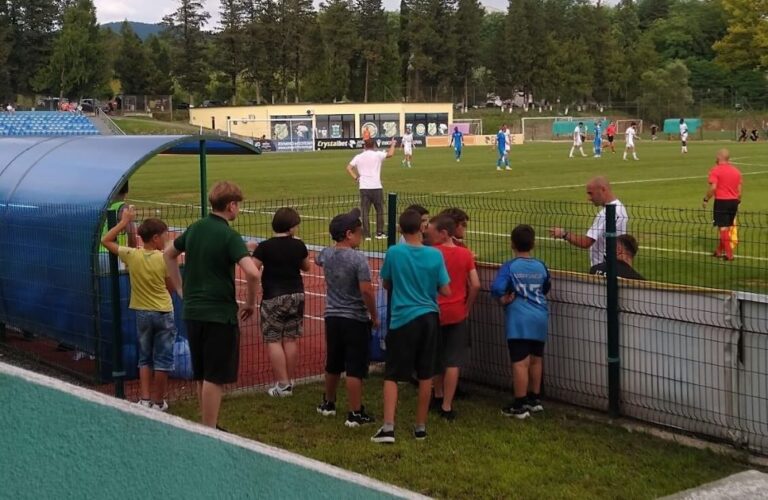 Una partita di calcio in Georgia.