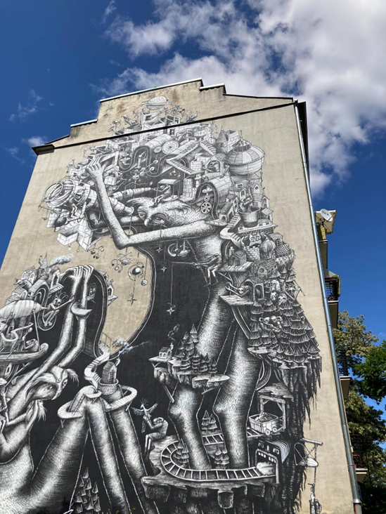 Il mondo distopico di Phlegm, in ulica Stalowa 47, Praga, Varsavia (Meridiano13/Adam Nuckowski)