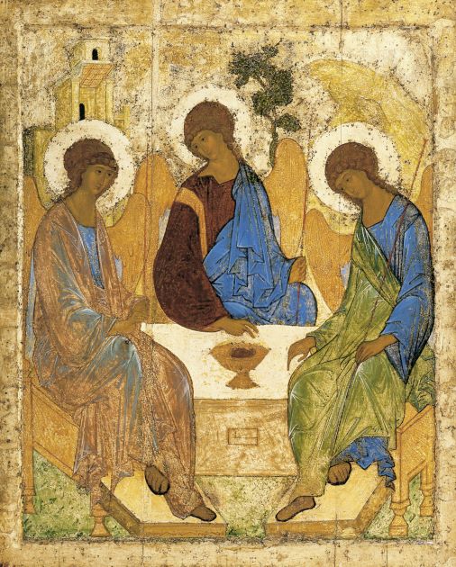 "Trinità", icona ortodossa di Andrej Rublëv