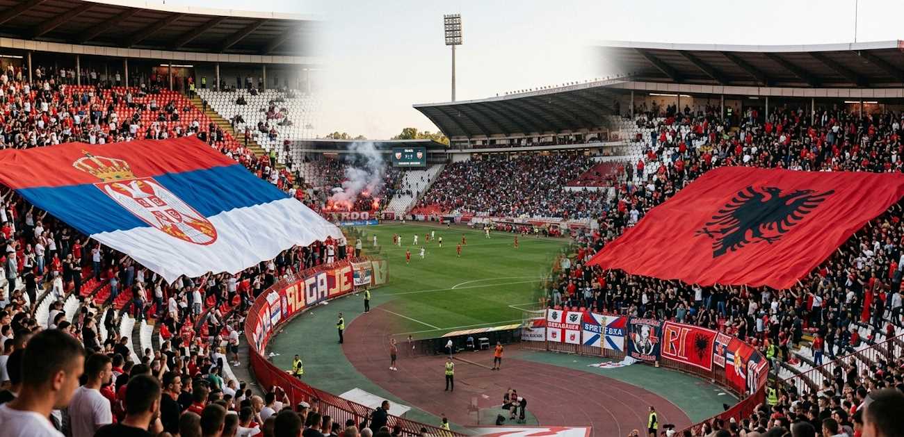 Serbia-Albania partita del drone