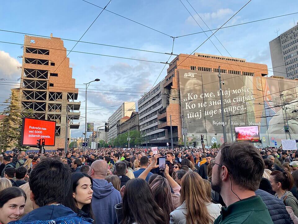 Proteste in Serbia