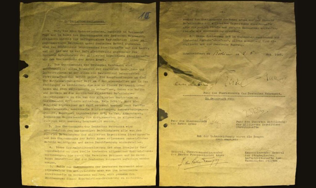 resa incondizionata, capitolazione