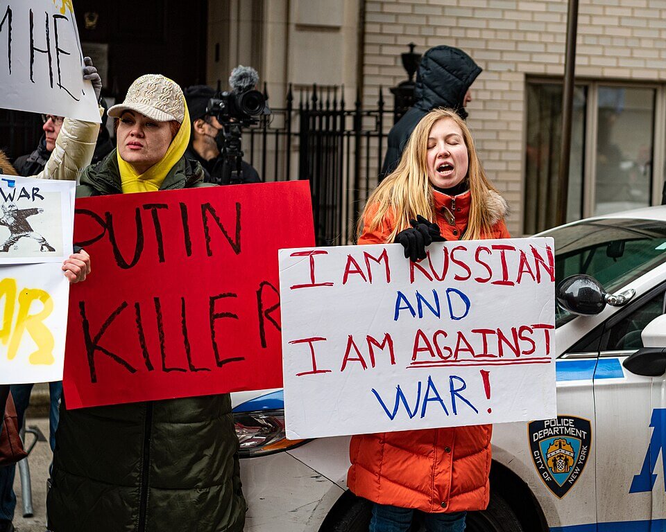 Russi contro la guerra
