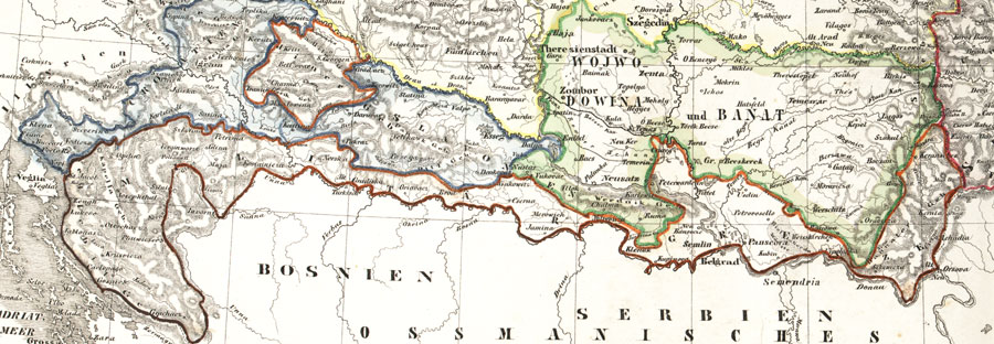 Mappa della Krajina