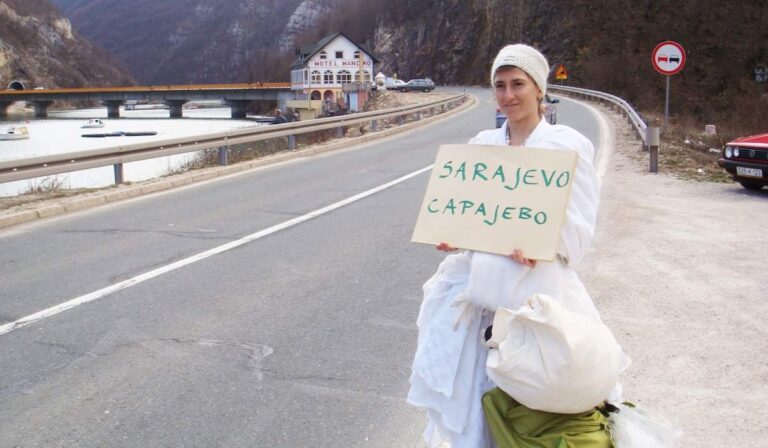 Pippa Bacca in Bosnia