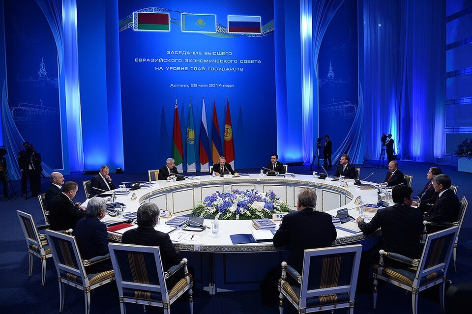 Riunione dell'Unione economica eurasiatica ad Astana, 29 maggio 2014