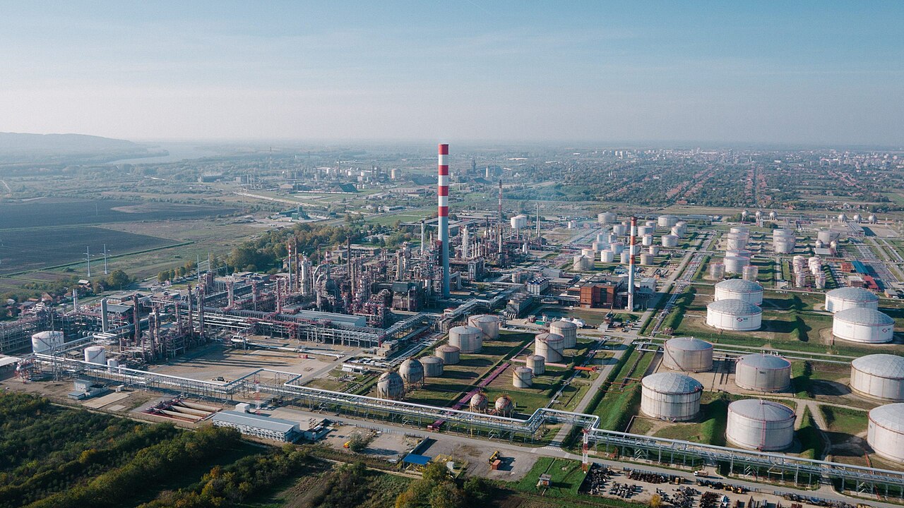 La raffineria NIS a Pančevo