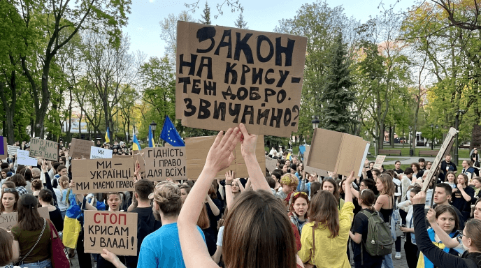 Riforma del codice civile Ucraina proteste