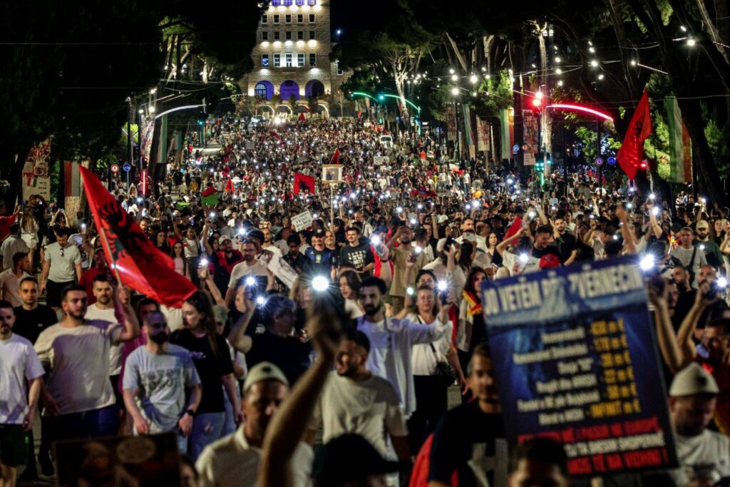 proteste in Albania