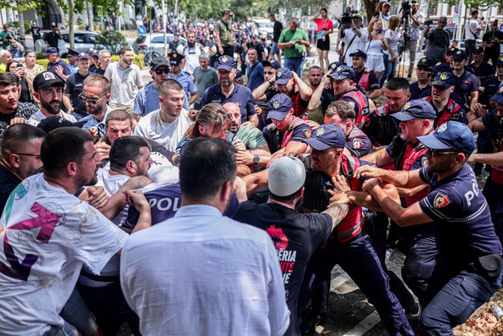 proteste in albania