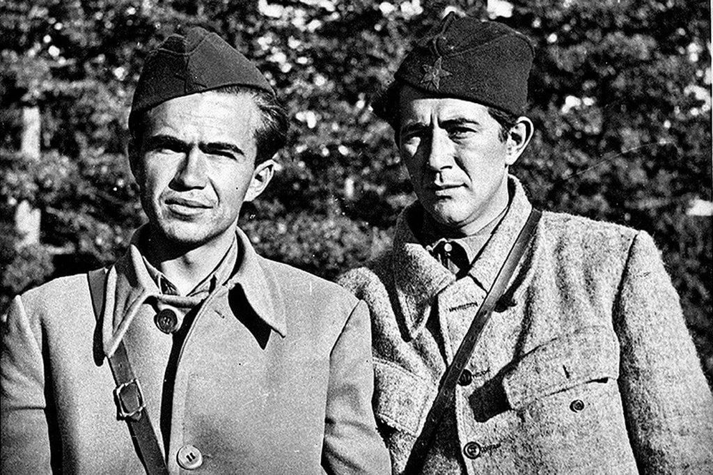 Ivo Lola Ribar e Milovan Đilas, 1942 circa
