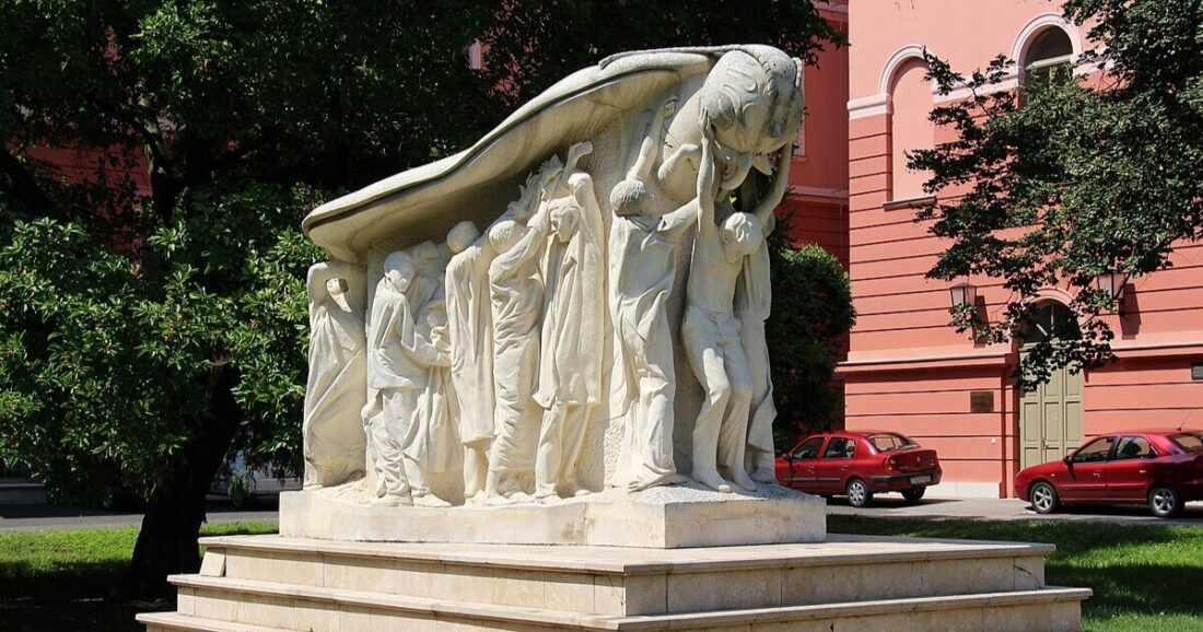Monumento alla Rivoluzione del 1956 in Piazza B&eacute;la Rerrich, Szeged
