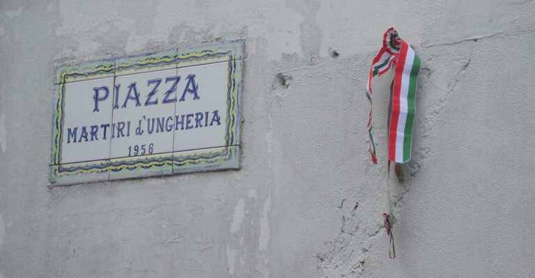 Piazza dei martiri ungheresi a Capri