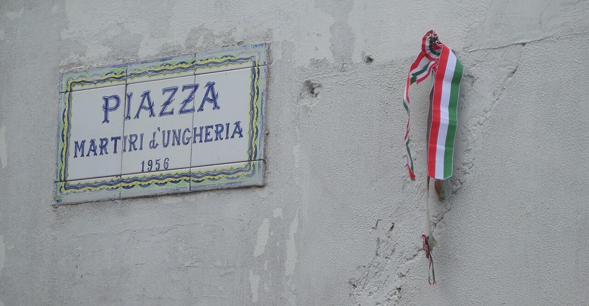 Piazza dei martiri ungheresi a Capri