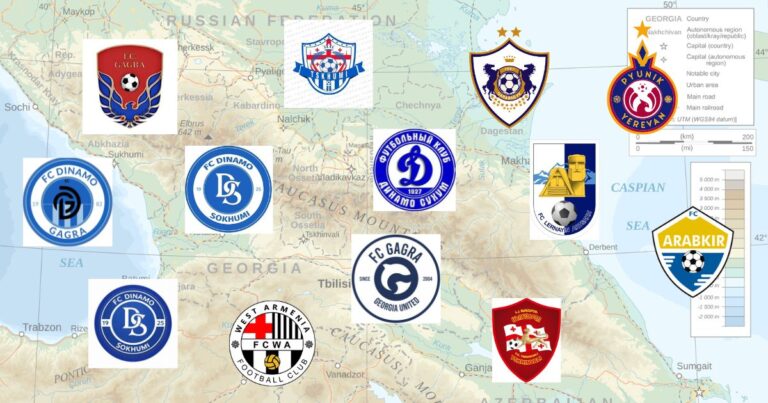 Squadre dei territori non riconosciuti del Caucaso
